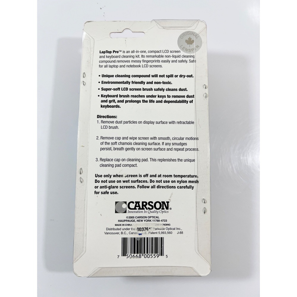 Carson All-in-1 Laptop Pro Computer Cleaning System (Open Box New) - Picture 2 of 3
